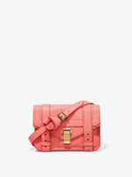 Front image of PS1 Mini Crossbody in Neon Coral