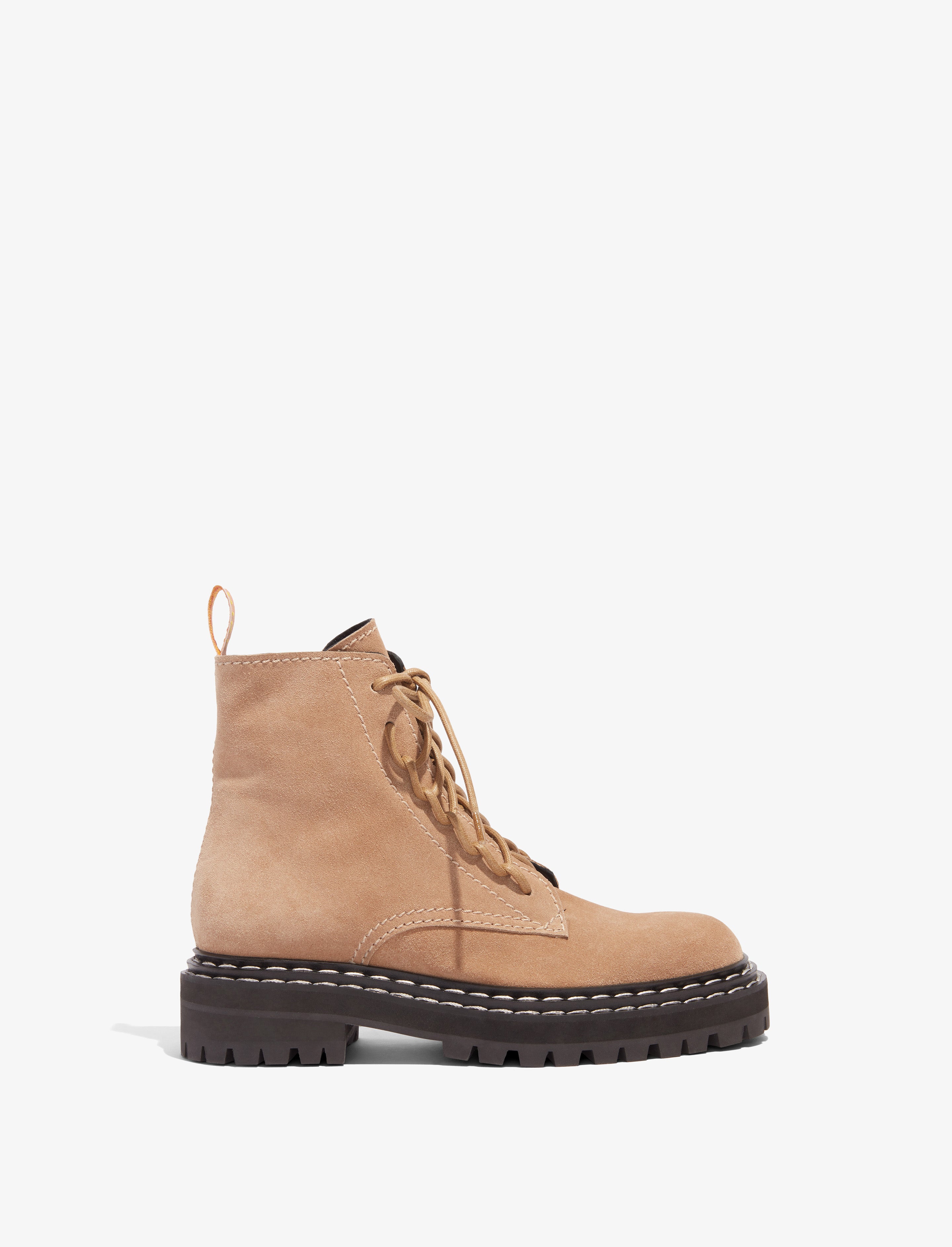 Proenza schouler suede store combat boot