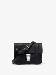 Front image of PS1 Mini Crossbody Bag in BLACK