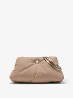 Back image of Nappa Tobo Shoulder Bag in LIGHT TAUPE