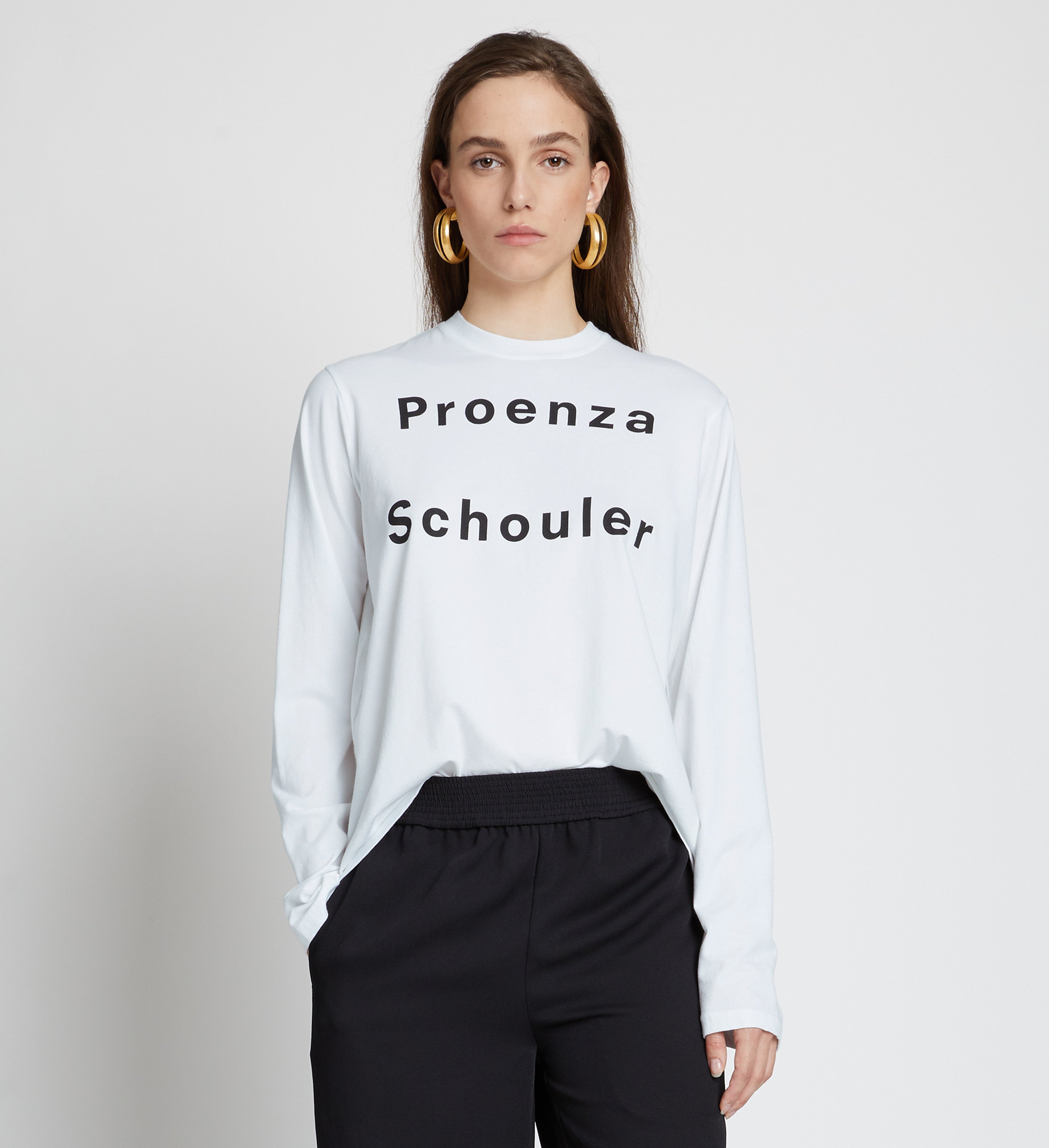 Logo Long Sleeve T-Shirt – Proenza Schouler