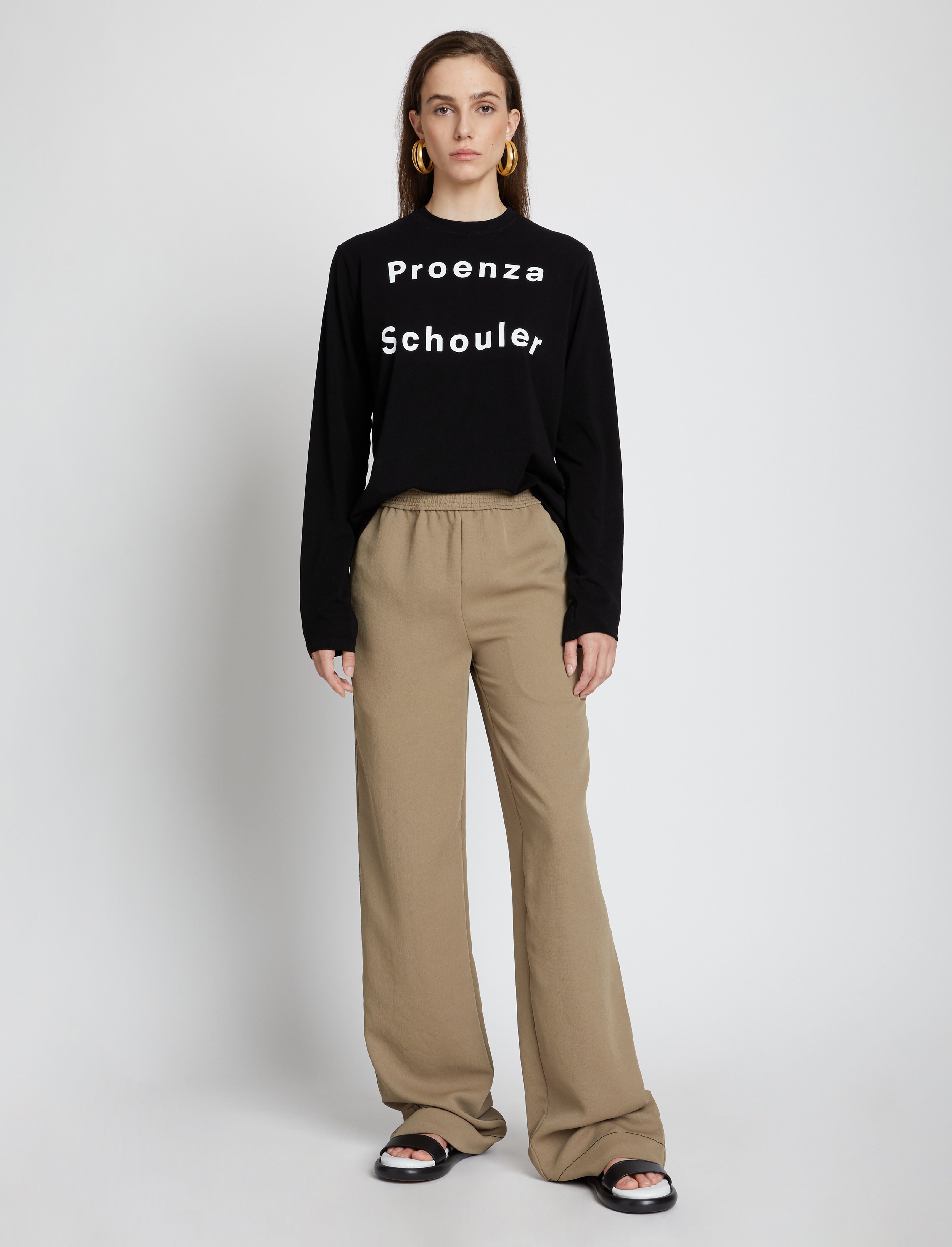 Logo Long Sleeve T-Shirt – Proenza Schouler