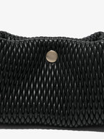 Detail image of Quilted Chain Tobo Bag in black