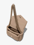 Interior image of Small PS Harris Bag in light taupe