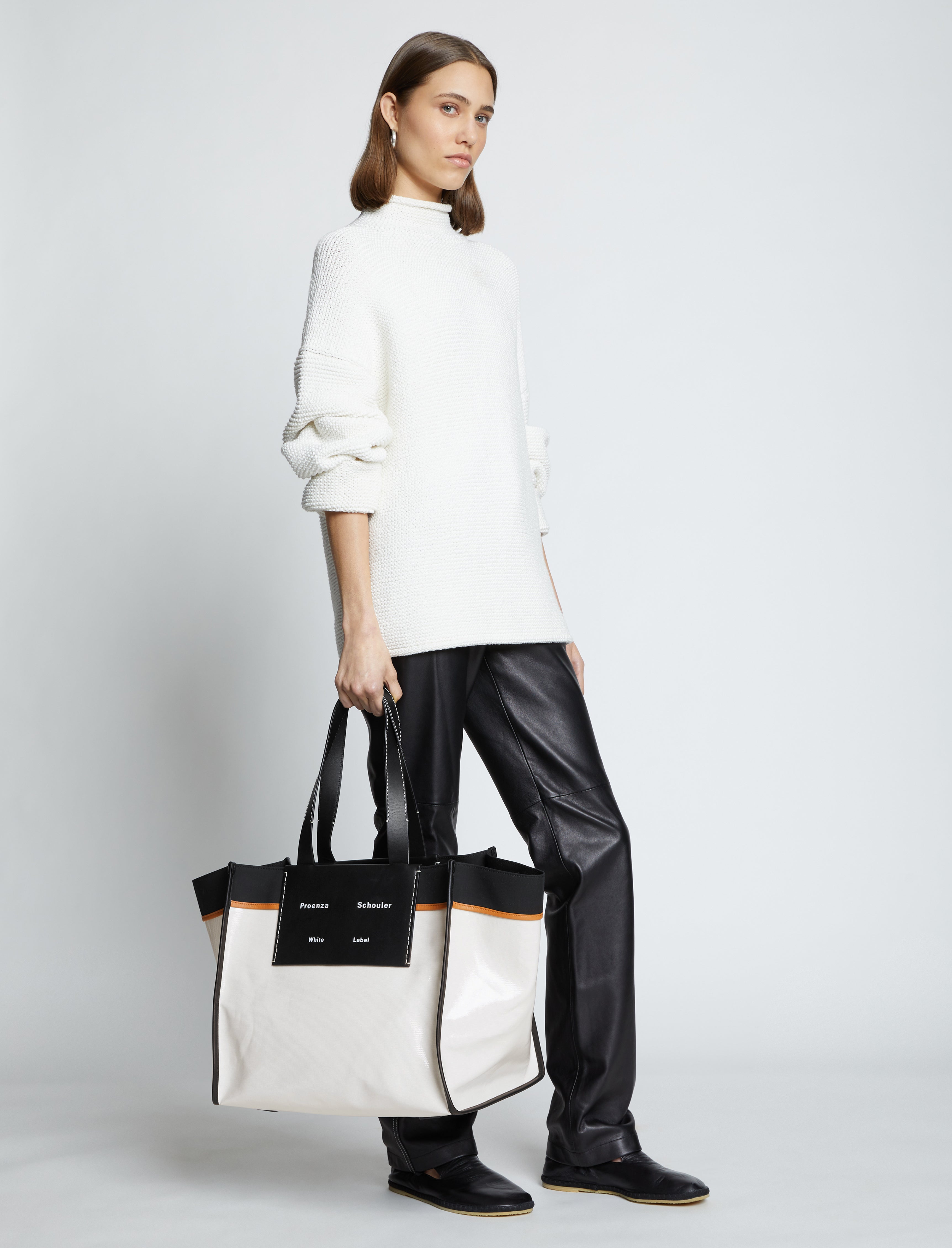 XL Morris Tote in Coated Canvas Proenza Schouler