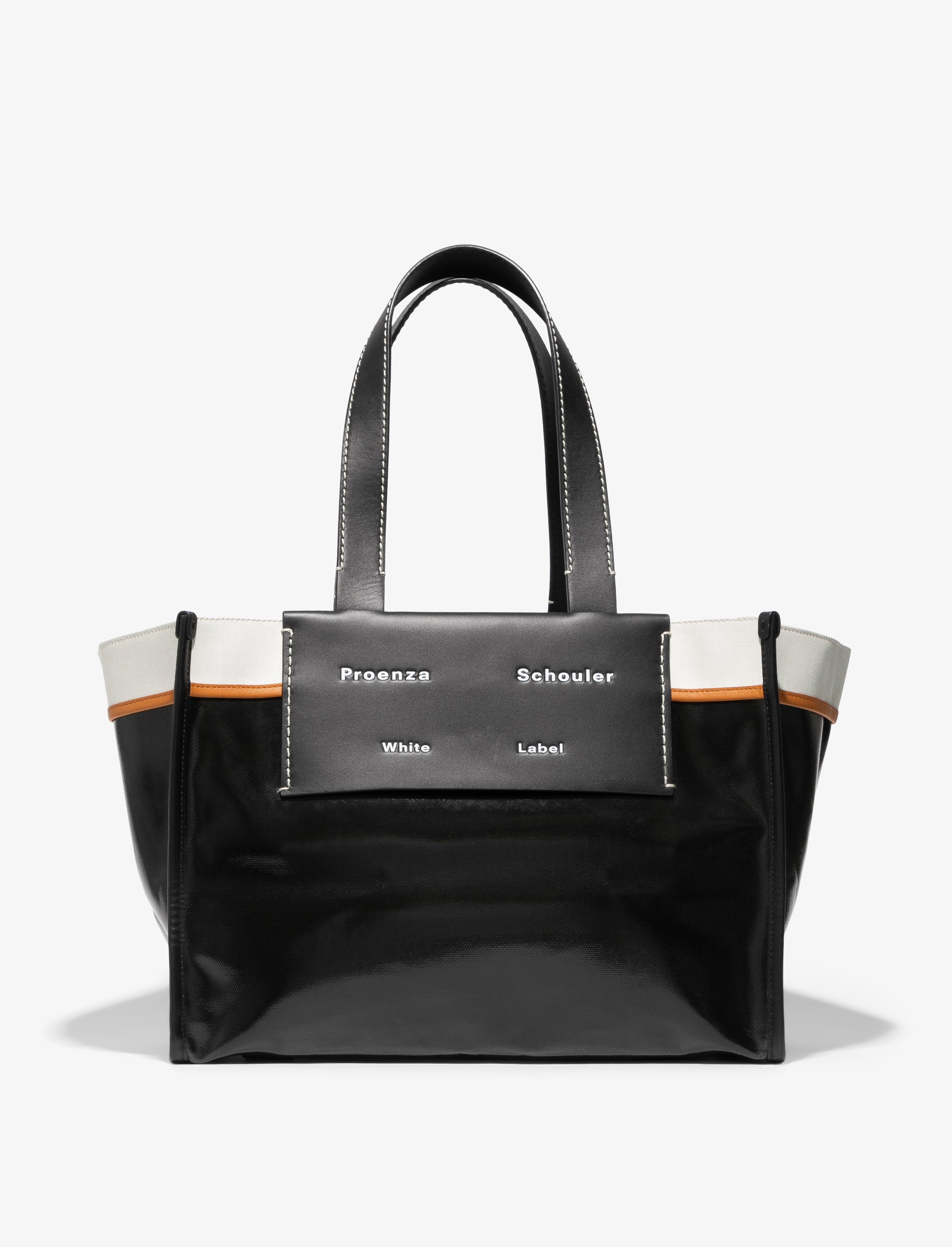 ブランド店 OG LABEL TOTE BAG LARGE BLACK - バッグ