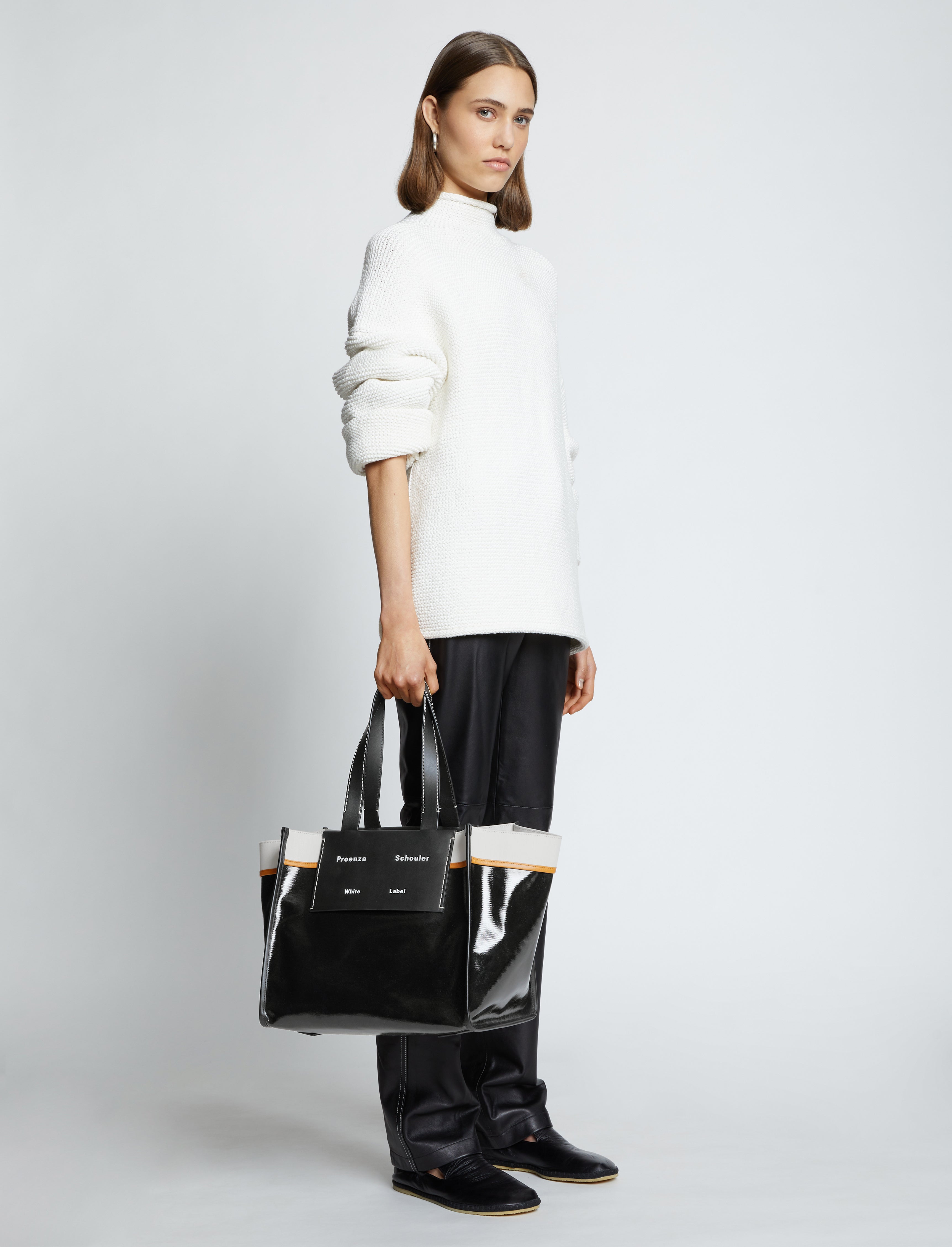 Large Morris Tote in Coated Canvas Proenza Schouler