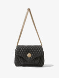 Front image of Small Quilted PS Harris Bag in BLACK