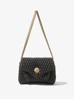 Front image of Small Quilted PS Harris Bag in BLACK