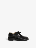 Side image of Calf Pipe Oxford in black