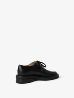 Back 3/4 image of Calf Pipe Oxford in black