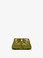 Back  image of Small Puffy Chain Tobo Bag in moss