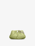 Back image of Small Puffy Chain Tobo Bag in pale green