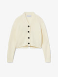 Flat image of Cashmere Merino Cardigan in cream