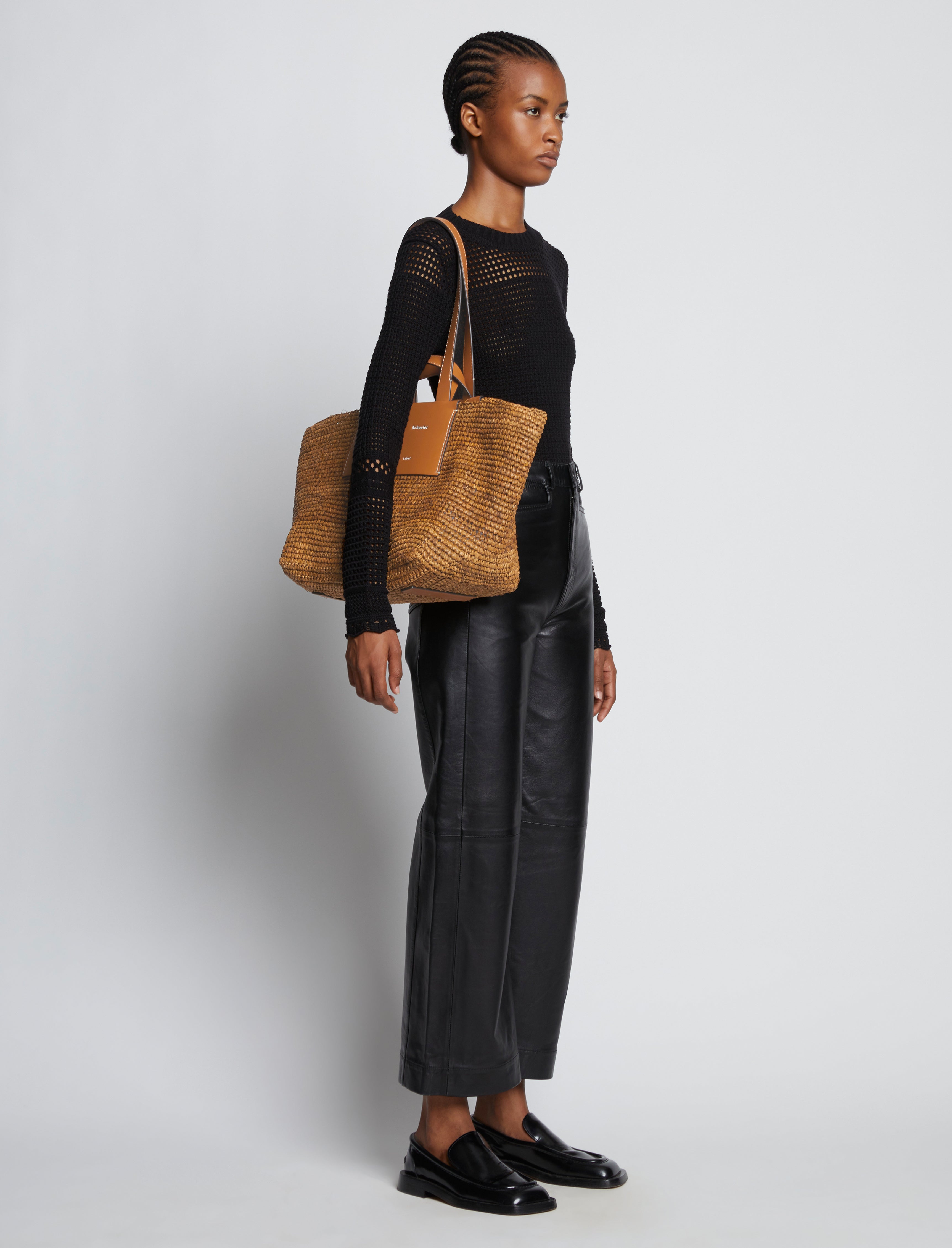 Large Morris Tote in Raffia Proenza Schouler