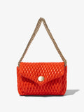 Front image of Quilted PS Harris Bag in coral