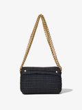 Back image of Small Rafia PS Harris Bag in black