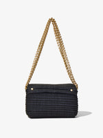 Back image of Small Rafia PS Harris Bag in black