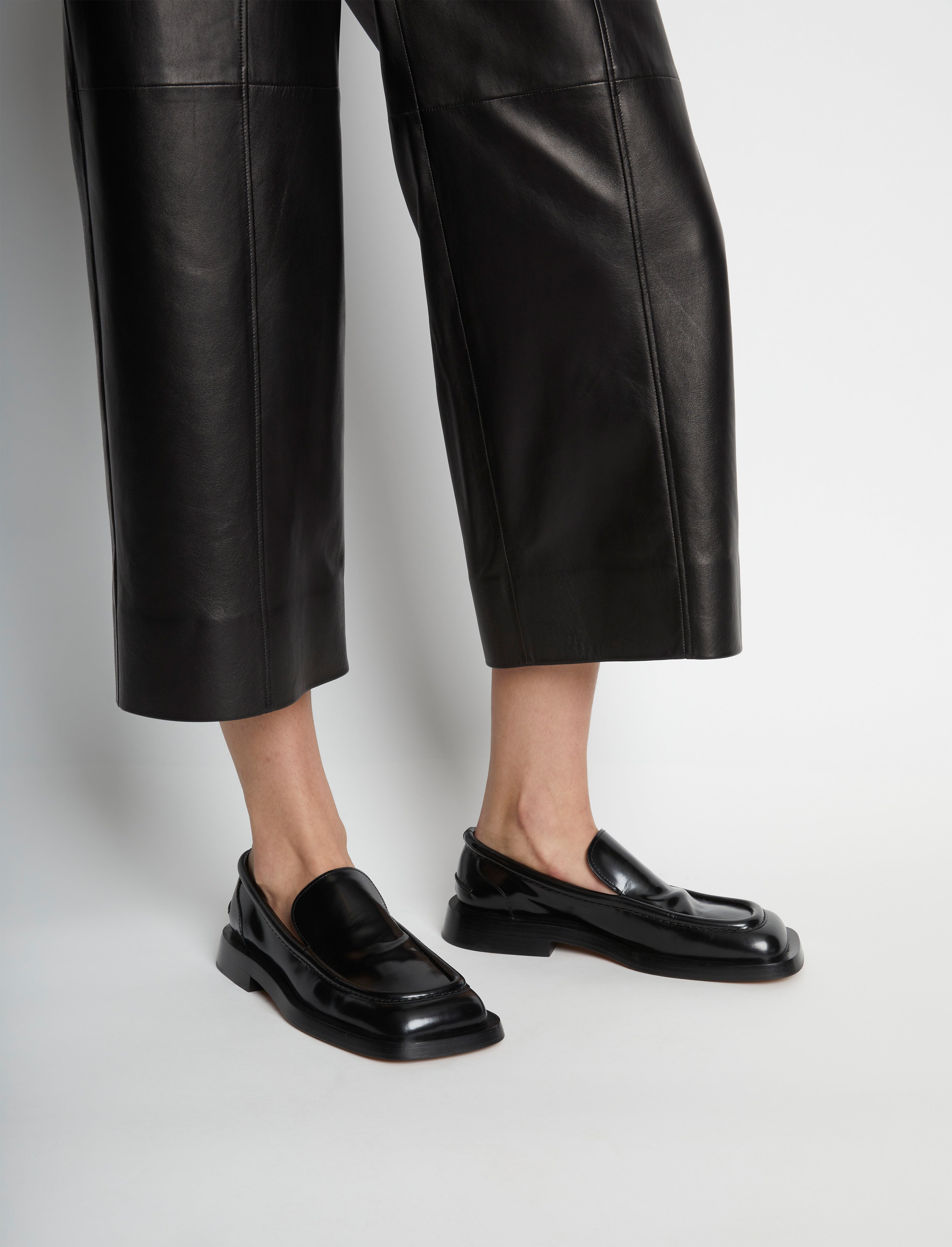 Square Loafers in Spazzolato Leather – Proenza Schouler