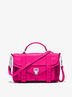 Front image of PS1 Medium Bag in FUSCHIA