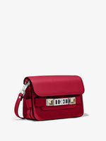 Side image of PS11 Mini Classic Bag in BORDEAUX