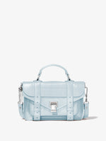 Front image of PS1 Tiny Bag in PALE BLUE