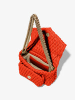 Interior image of Small Quilted PS Harris Bag in Coral