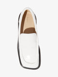 Aerial image of SQUARE LOAFERS in white