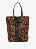 Back image of Leopard Printed Haircalf North South Tote in LEOPARD