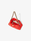 Aerial image of Small Puffy Chain Tobo Bag in SCARLET