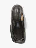 Aerial image of SQUARE LOAFER MULE in Black