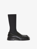 Side image of SQUARE LOAFER STRETCH BOOT in Black