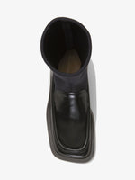 Aerial image of SQUARE LOAFER STRETCH BOOT in Black