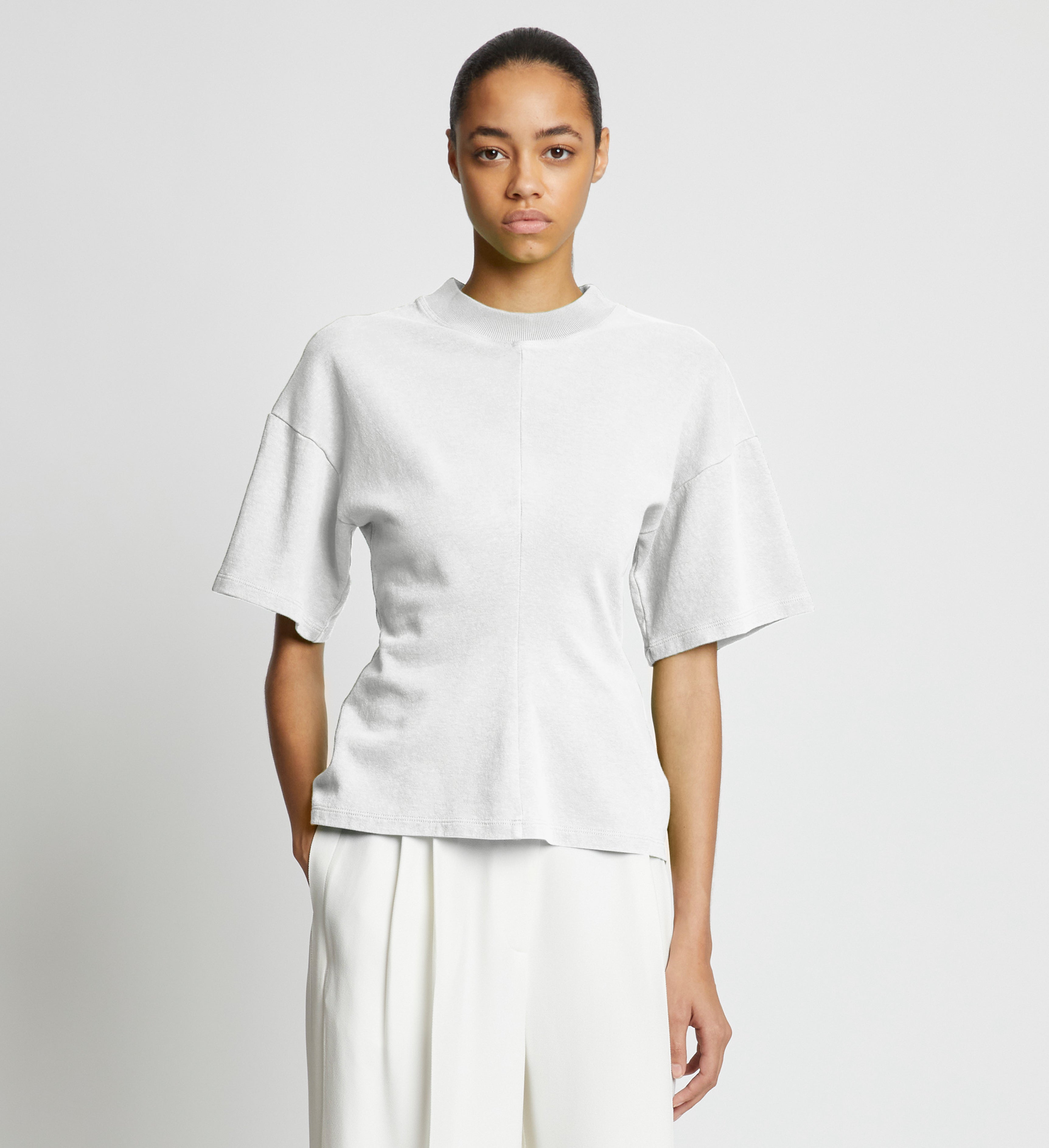 Eco Cotton Waisted T Shirt Proenza Schouler