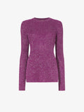 Still Life image of Lurex Crewneck Sweater in MAGENTA/SILVER