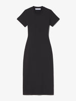 Still Life image of Short Sleeve Sweatshirt Dress in BLACK