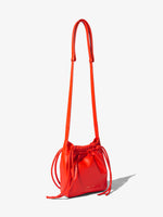 Side image of Drawstring Pouch in POPPY