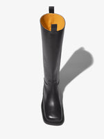 Aerial image of Square Riding Boots in Black