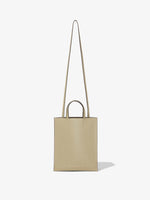 Side image of Small Twin Tote in STONE