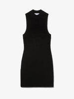 Still Life image of Sleeveless Cashfeel Mini Dress in BLACK