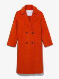 Still Life image of Melton Double Face Coat in VERMILLION MELANGE