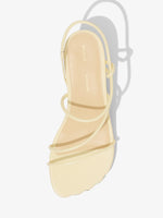 Aerial image of Sculpt Sandals in Light/Pastel Yellow