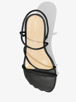 Aerial image of Sculpt Sandals in BLACK