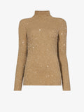 Still Life image of Sequin Knit Sweater in PALE YELLOW