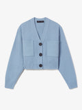 Still Life image of Eco Cashmere Cardigan in LIGHT BLUE