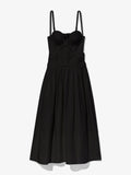 Still Life image of Poplin Bustier Dress in BLACK