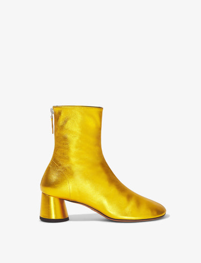 Side image of Glove Boots in Gold