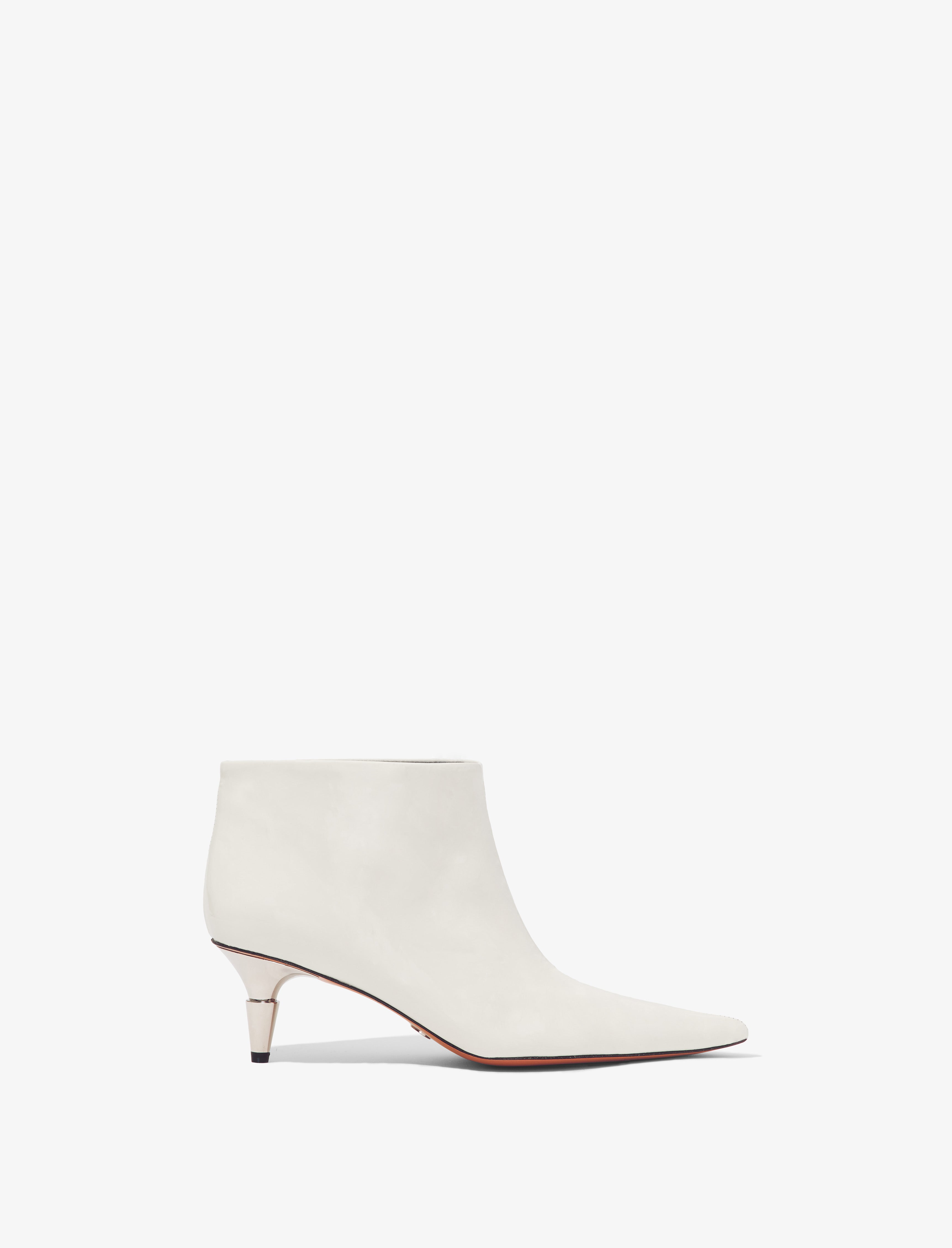 White heeled boots clearance uk