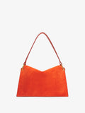 Back image of Suede Braid Bag in TOMATO