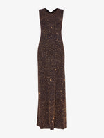 Still Life image of Sequin Knit Dress in DARK BROWN